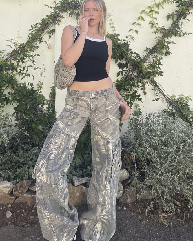 Curve Fit Camo Pants