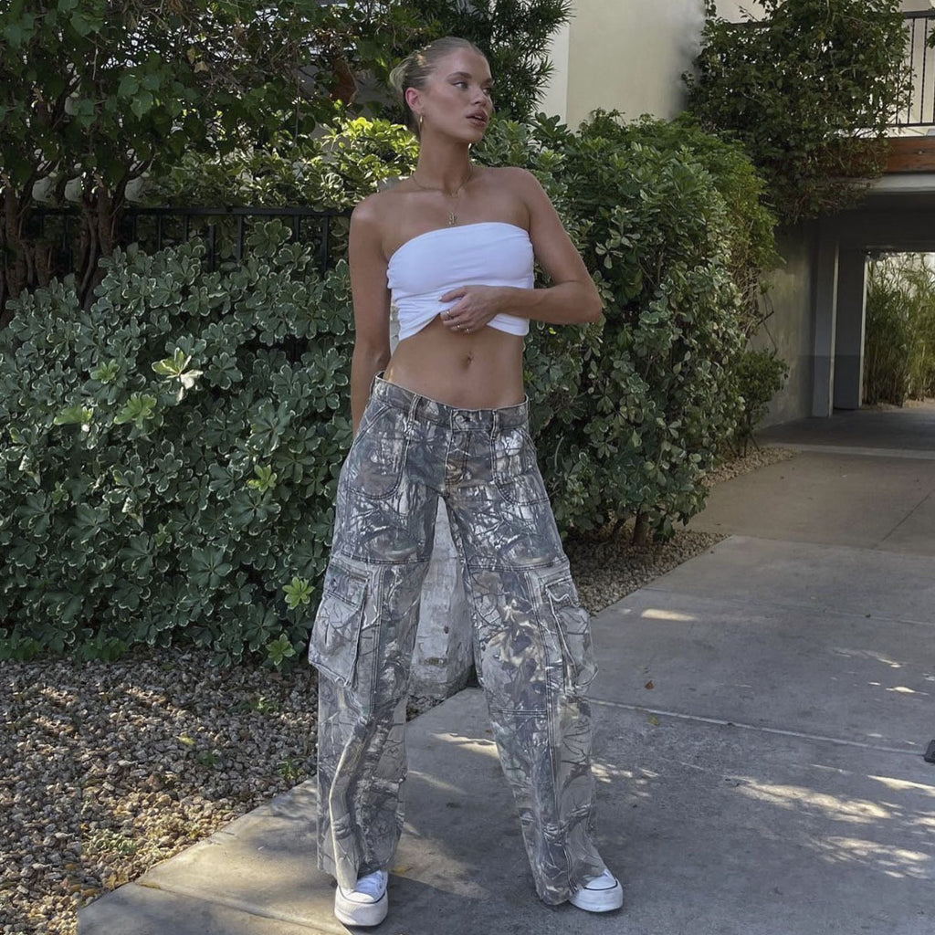 Curve Fit Camo Pants