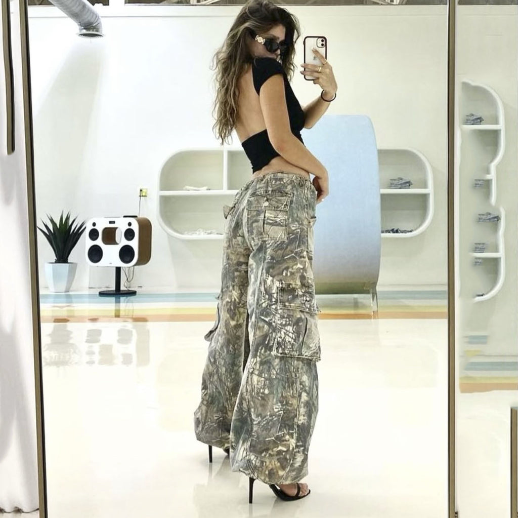 Curve Fit Camo Pants